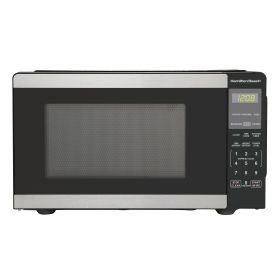 0.9 Cu ft Countertop Microwave Oven, 900 Watts, Stainless Steel, New