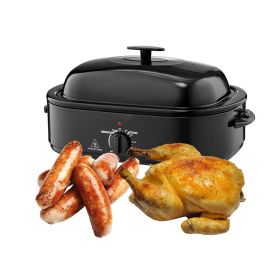Adjustable Temperature Turkey Oven with Self-Basting Lid