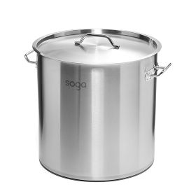 3.2 Gal Top Grade Thick Stainless Steel Stock Pot 18/10