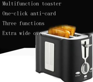 2 Slice Toaster, Quick & Even Results Every Time, Wide Slots Fit Any Size Bread Drop-Down Crumb Tray for Easy Clean Up, Stainless Steel