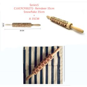 Rolling Pin Christmas Embossing (Option: Series 5)