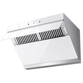 Under Cabinet Range Hood 30 inch, 900 CFM with Heating Auto-cleaning Function, Gesture& Touch Control (type: white)